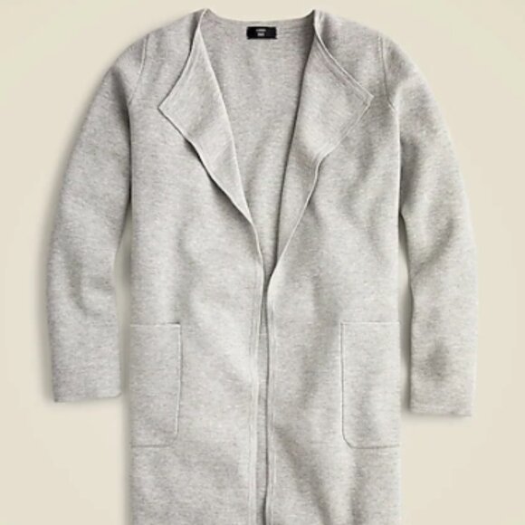 J.Crew Juliette Collarless Sweater-Blazer – Almost Brand New! - Picture 1 of 5